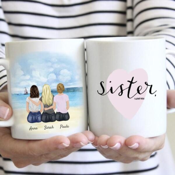 Best Sisters - Personalized Mug (2-5 Persons)