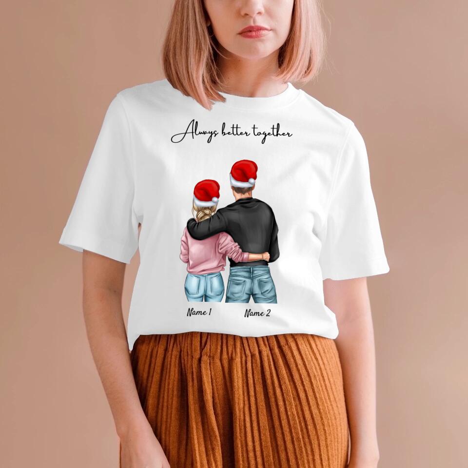 Best Couple Christmas Personalized T-Shirt
