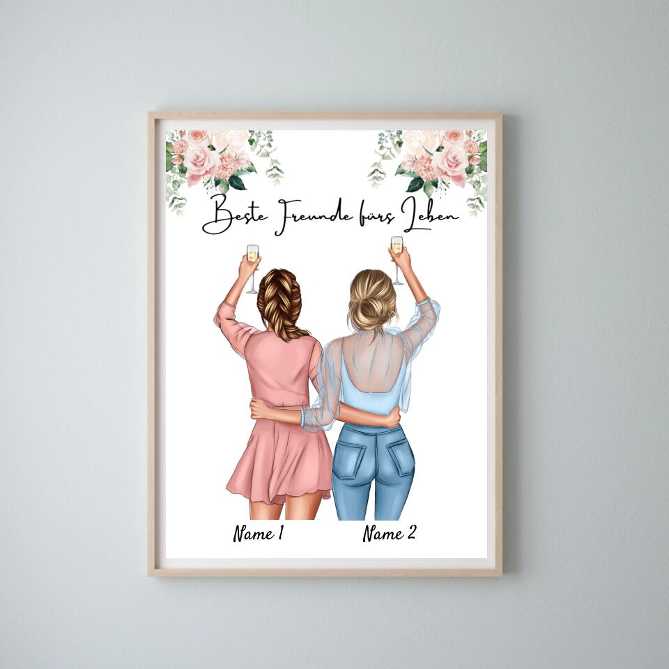 Best Couple Women Valentine - Personalized Poster