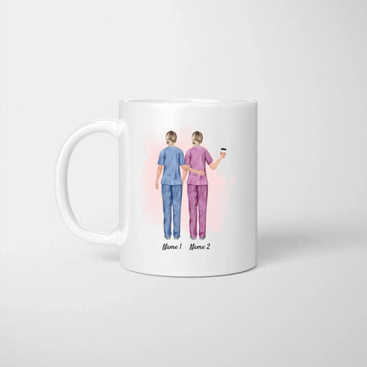 Best Nurse - Personalized Mug (1-3 Persons)