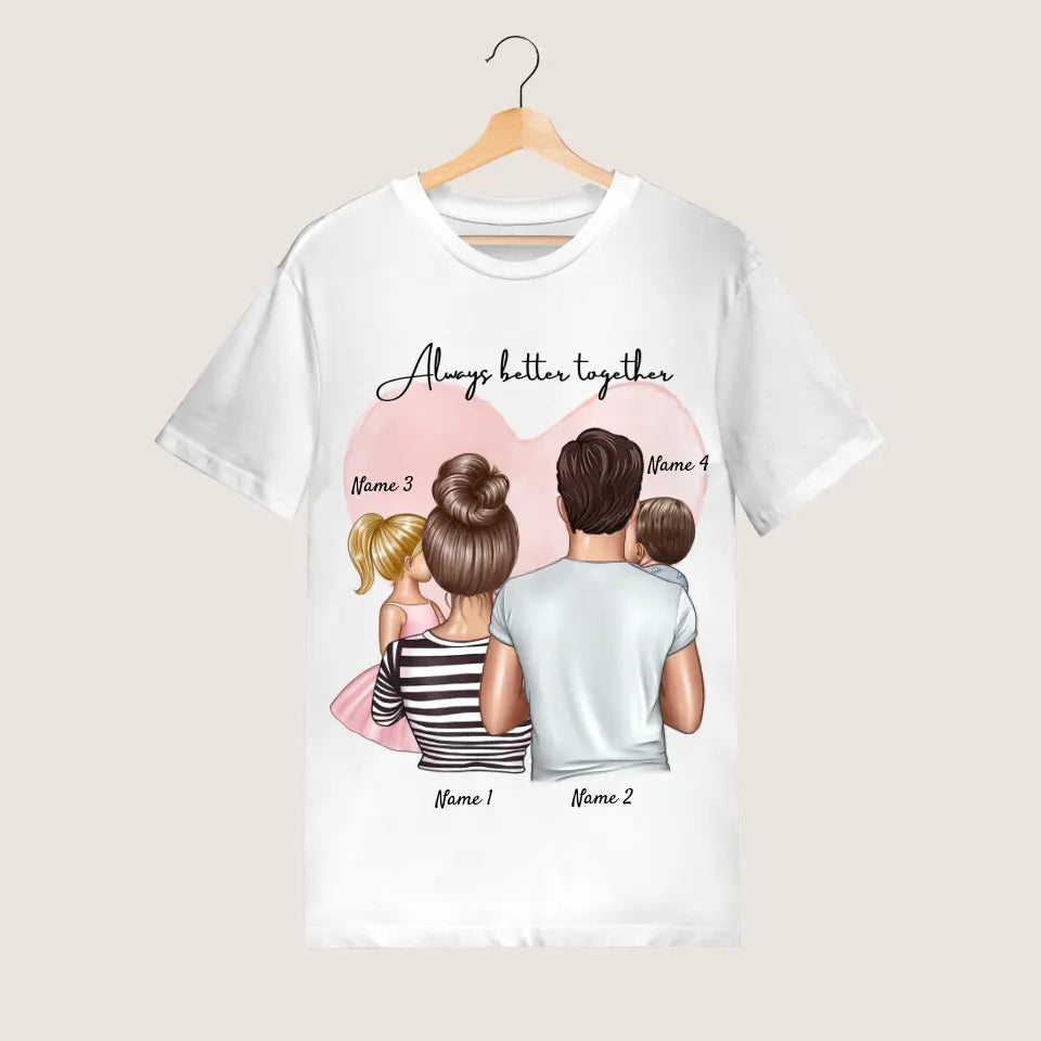 My Family - Personalized T-Shirt (100% Cotton, Unisex)