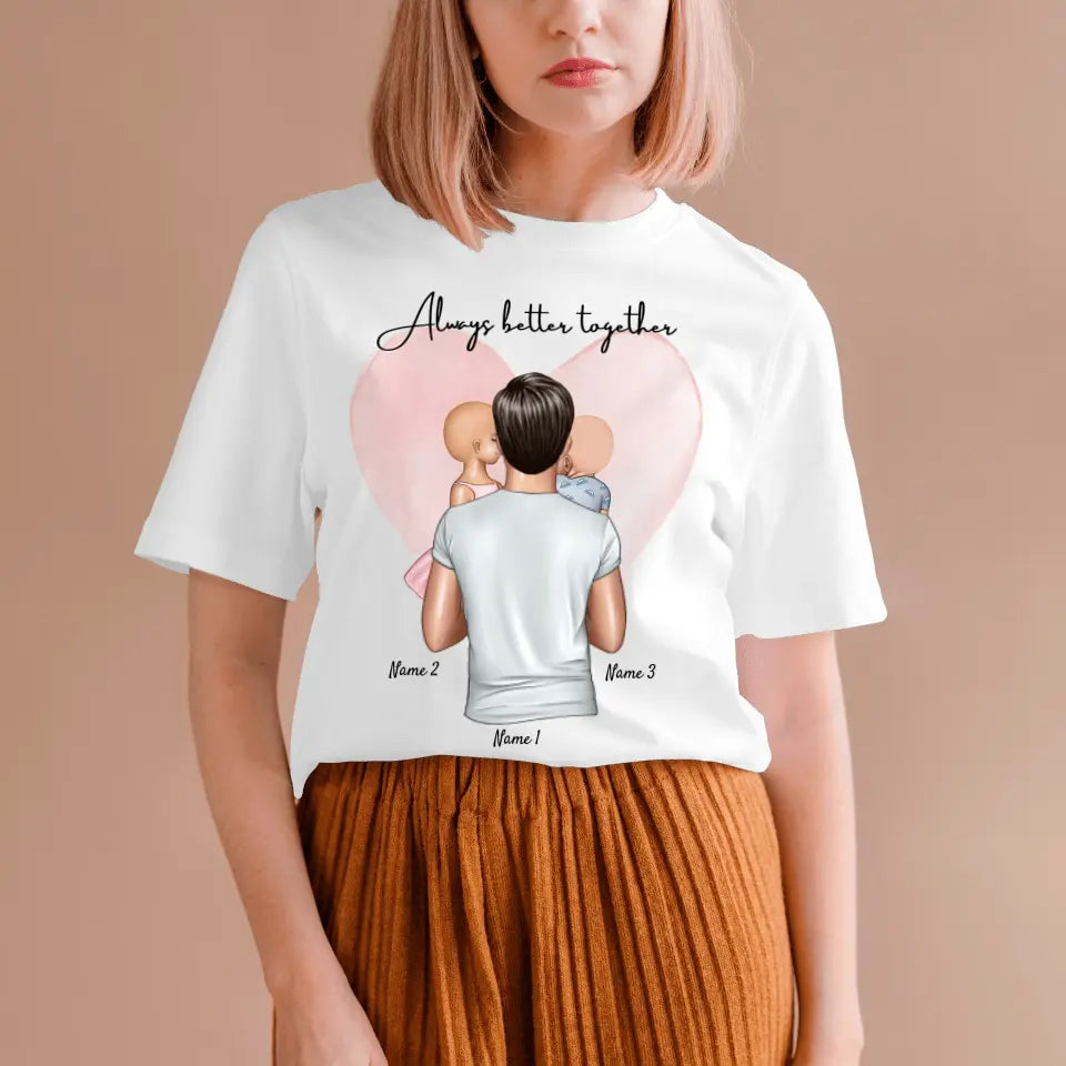 Best Dad - Personalized T-Shirt (100% Cotton, Unisex)