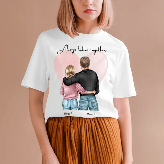 Best Couple - Personalized T-Shirt (100% Cotton, Unisex)