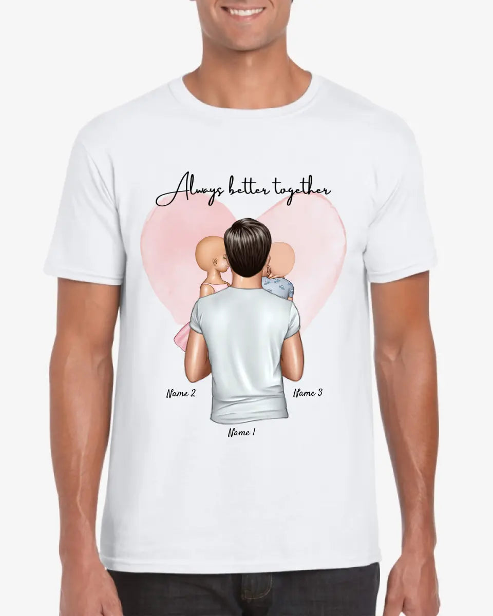 Best Dad - Personalized T-Shirt (100% Cotton, Unisex)