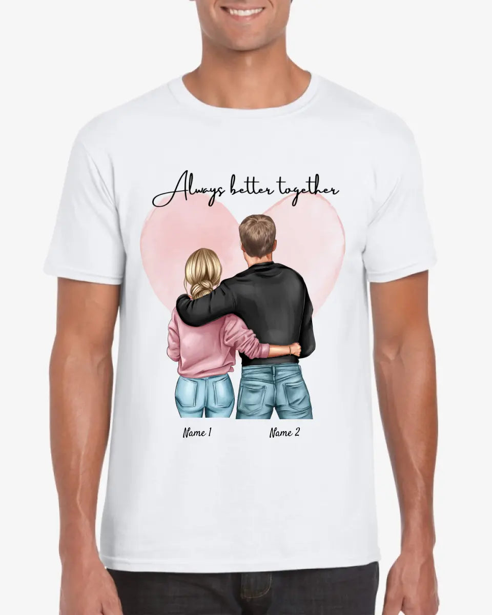Best Couple - Personalized T-Shirt (100% Cotton, Unisex)