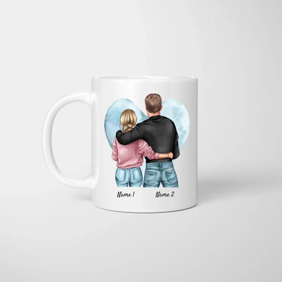 Maak je geen zorgen SCHAT, Ik zal je de rest van je leven afluisteren - Gepersonaliseerde mok