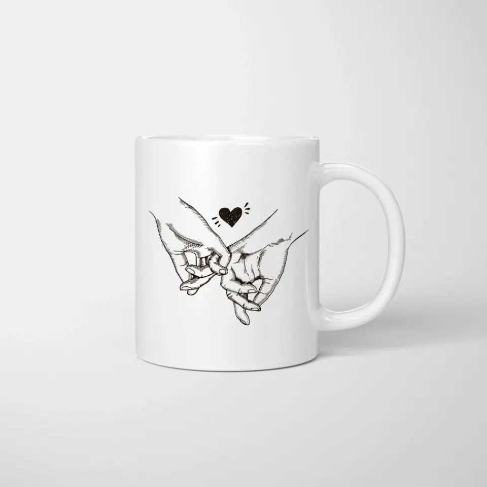 Best Friends with Handbags - Personalized Mug (2-3 Persons)