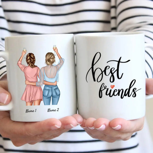 Best Friends Cheers - Personalized Mug