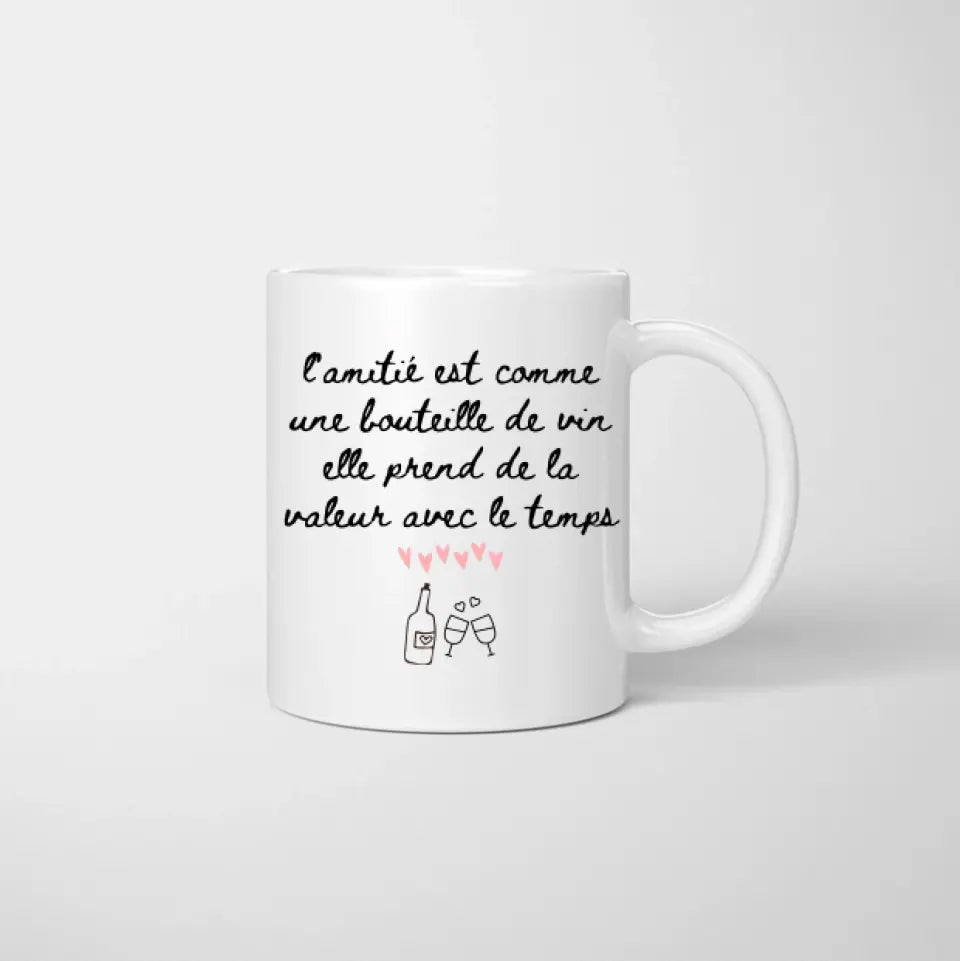 Meilleures amies/ sœurs - Mug personnalisé (2-5 personnes)
