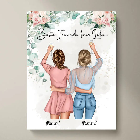 Best Friends/Sisters - Personalized Poster