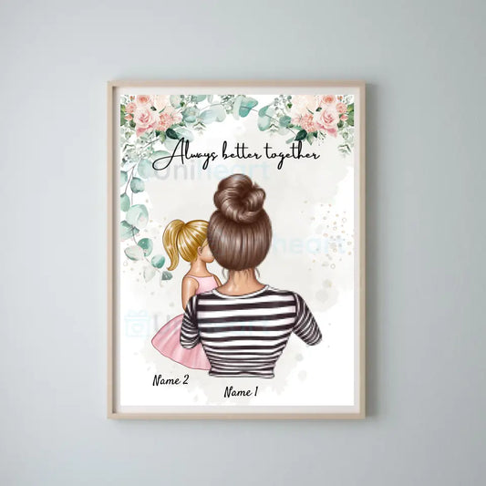 Best Mum - Personalised Digital Image (Woman with 1-2 Children)