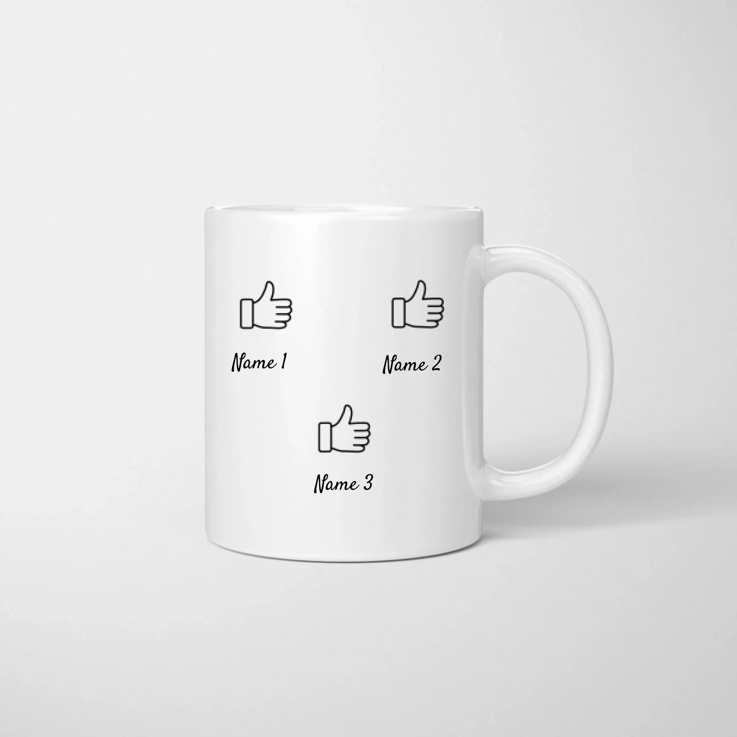 Gut gemacht Mama, wir sind einfach toll - Personalisierte Tasse zum Muttertag (1-9 Personen)