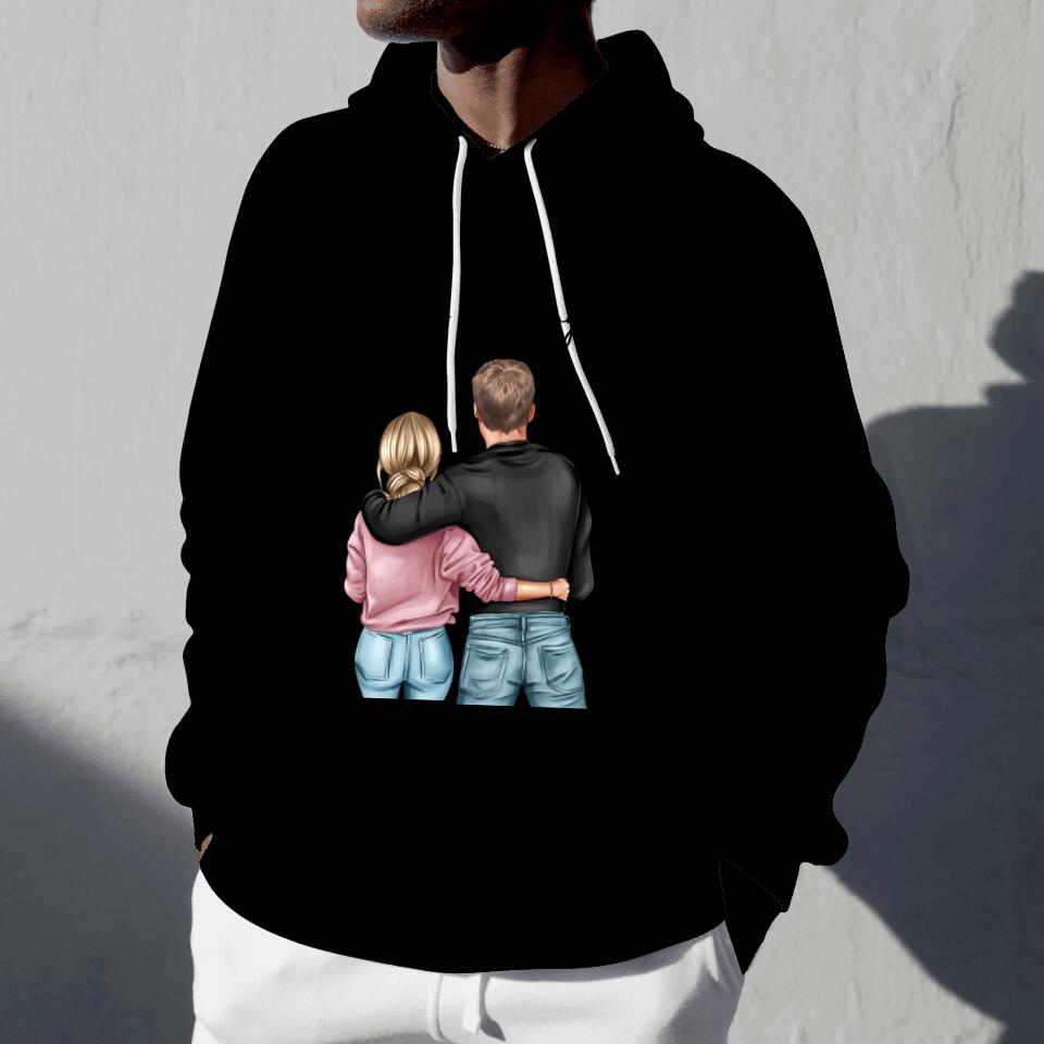 Best Couple - Personalised Hoodie Unisex
