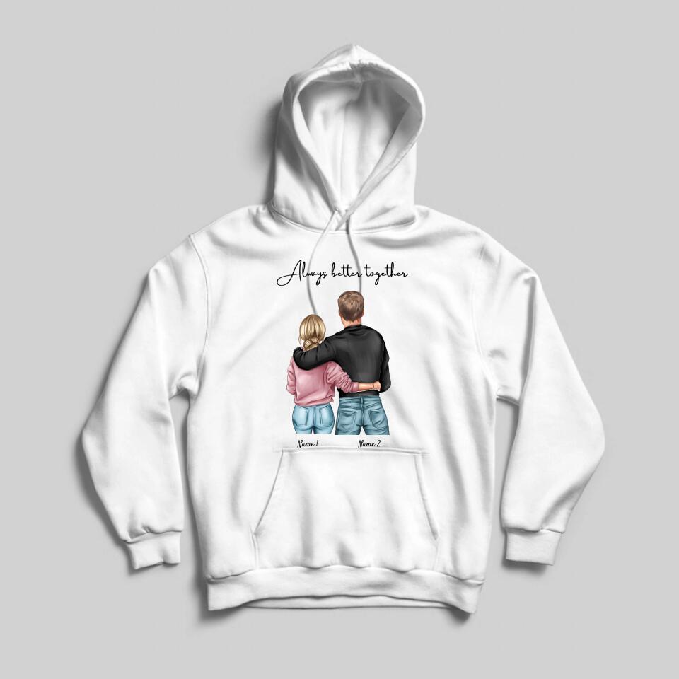 Best Couple - Personalised Hoodie Unisex