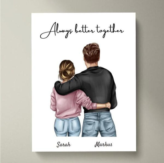Best Couple - Personalized Poster