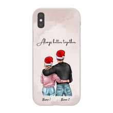 Load image into Gallery viewer, Christmas - Best Couple Hug Personalized Phone Case
