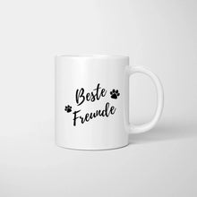 Load image into Gallery viewer, Dog Friends with Quote - Personalized Mug (1-3 dogs)
