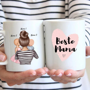 Best Aunt with Children - Personalized Mug 