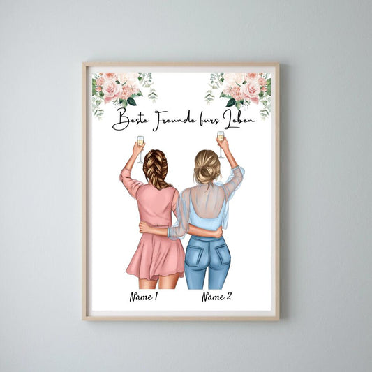Best Couple Women Valentine - Personalized Poster