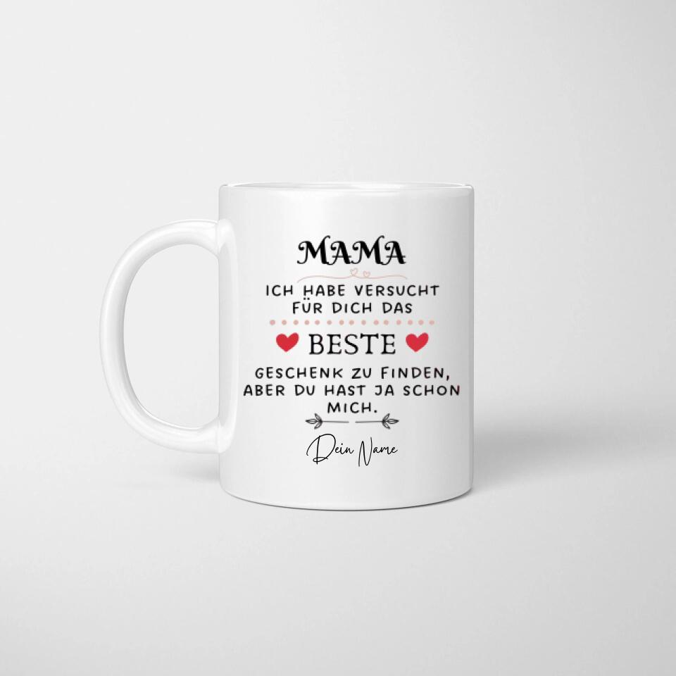 Bestes Geschenk für Oma - Personalisierte Tasse (Für Mama, Papa, Oma oder Opa)