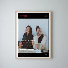 Load image into Gallery viewer, Besties Series Cover Poster - Personalized Netflix Movie Poster
