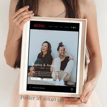 Load image into Gallery viewer, Besties Series Cover Poster - Personalized Netflix Movie Poster
