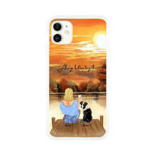 Load image into Gallery viewer, Mistress with Pet - Personalised Phone Case (Dog &amp; Cat)
