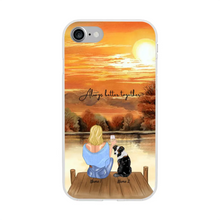 Load image into Gallery viewer, Mistress with Pet - Personalised Phone Case (Dog &amp; Cat)
