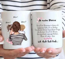 Load image into Gallery viewer, Girl Boss Mama - Personalisierte Tasse (Mutter mit Kindern)
