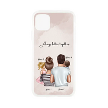 Load image into Gallery viewer, Family with children - Personalised mobile phone case (up to 4 children)
