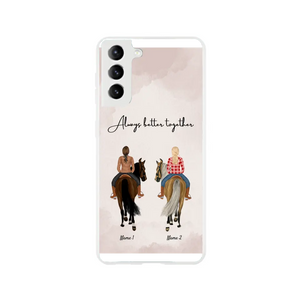 Horse friends - Personalized Phone Case (1-3 riders)