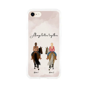 Horse friends - Personalized Phone Case (1-3 riders)