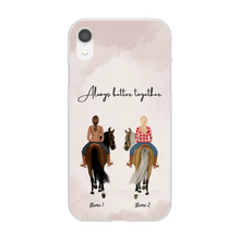 Load image into Gallery viewer, Horse friends - Personalized Phone Case (1-3 riders)
