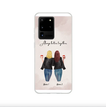 Load image into Gallery viewer, Best Friends/Sisters Leather Jacket - Personalized Phone Case (1-3 People)
