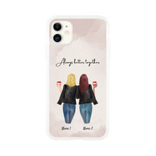 Load image into Gallery viewer, Best Friends/Sisters Leather Jacket - Personalized Phone Case (1-3 People)
