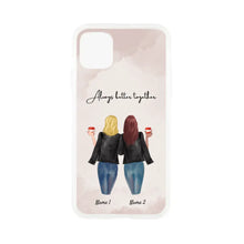 Load image into Gallery viewer, Best Friends/Sisters Leather Jacket - Personalized Phone Case (1-3 People)
