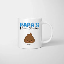 Load image into Gallery viewer, Papa&#39;s kleine Stinker - Personalisierte Tasse für Papa/Vater mit Kinder
