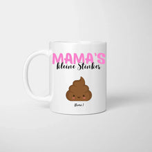 Load image into Gallery viewer, Mama&#39;s kleine Stinker - Personalisierte Tasse für Mama/Mutter mit Kinder
