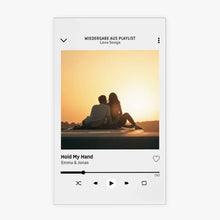 Load image into Gallery viewer, Personalisiertes Album-Cover - Acrylglas Bild für Paare mit eigenem Foto
