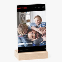 Load image into Gallery viewer, Personalisiertes Acryl-Glas Netflix Cover &quot;Familystory&quot; für die ganze Familie

