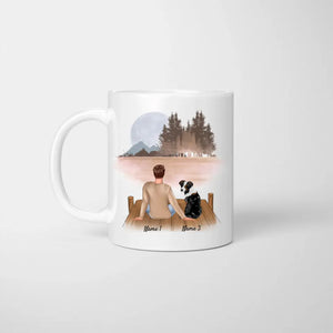 Pet Dad with Dog or Cat - Personalized Mug