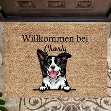 Load image into Gallery viewer, Personalisierte Haustier-Fußmatte Hund &amp; Katze (1-4 Haustiere)
