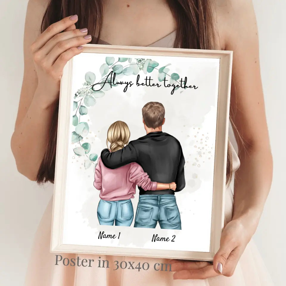 Best Couple - Personalized Poster