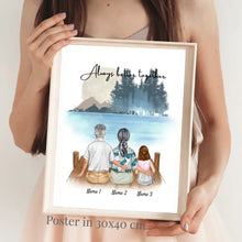 Load image into Gallery viewer, Grandparents with Grandchildren - Personalized Poster
