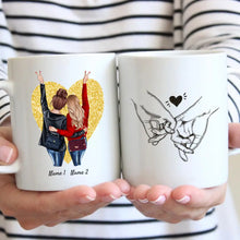 Load image into Gallery viewer, Best Friends with Handbags - Personalized Mug (2-3 Persons)
