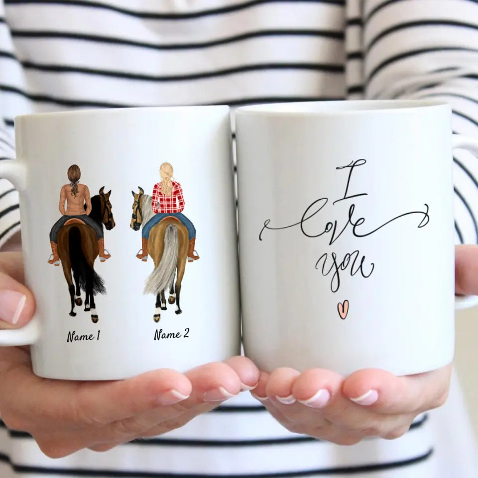 Best Horse Friends - Personalized Mug