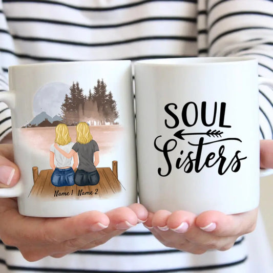 Best Sisters - Personalized Mug (2-5 Persons)