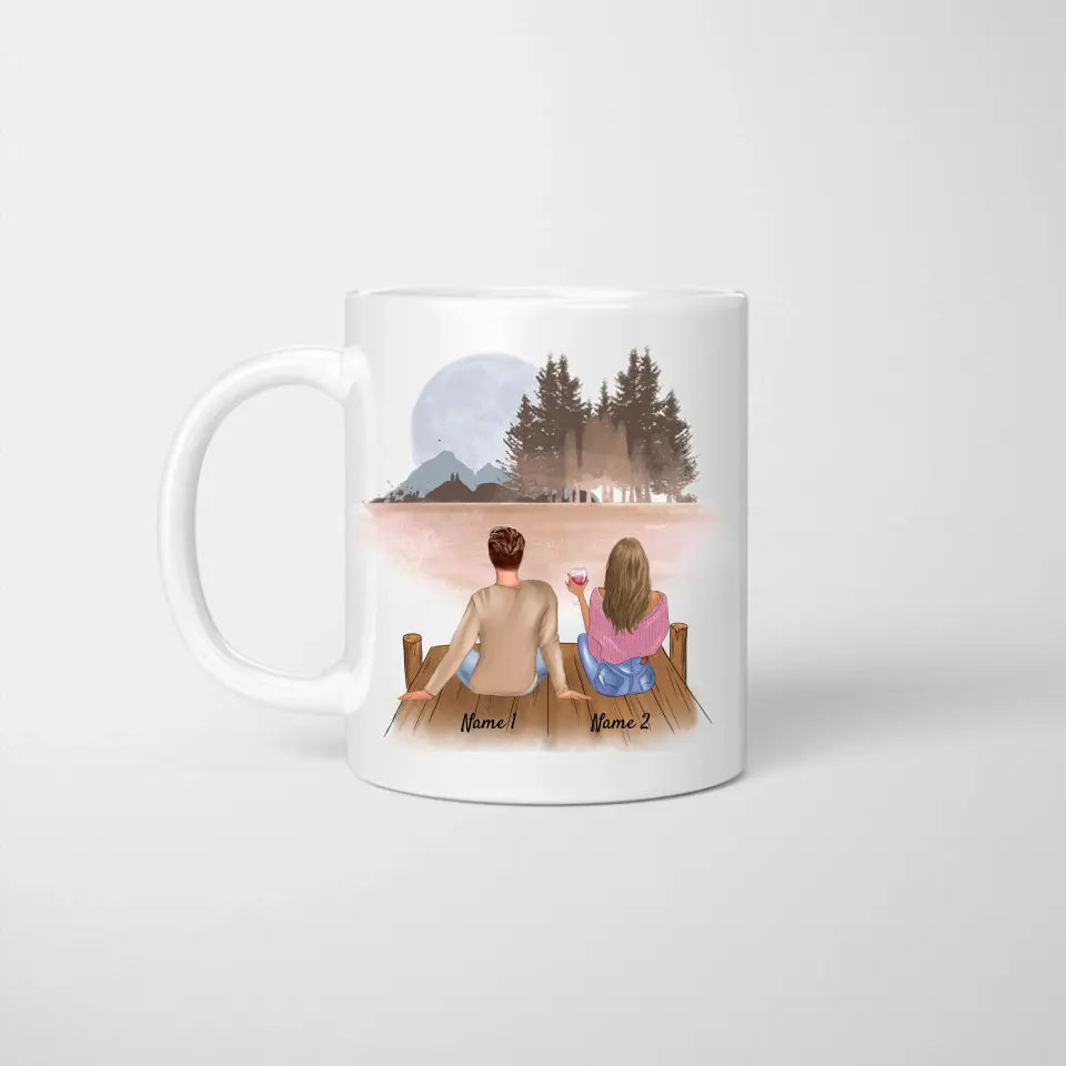 Best Colleagues (Man & Woman) - Personalized Mug (2-3 people)