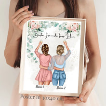 Load image into Gallery viewer, Best Friends/Sisters - Personalized Poster
