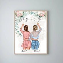 Load image into Gallery viewer, Best Friends/Sisters - Personalized Poster

